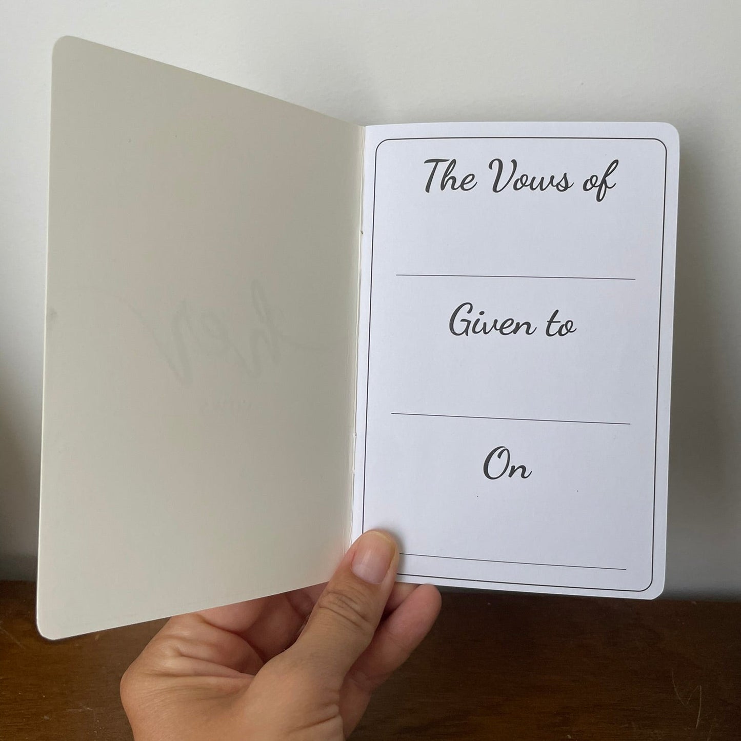 Vow Books